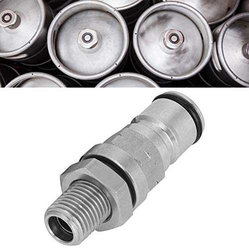 AUNMAS Gas Ball Lock Post, 304 Stainless Ball Lock Adapter, Keg Posts Parts with Pressure Relief Valve for HomeBrew Accessory