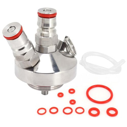 Mini Keg Beer Dispenser Kit Stainless Steel Beer Dispenser Relief Valve for 2L/3.6L/5L Keg Beer Brewing Pots or Beer Brewing Pot Accessorie