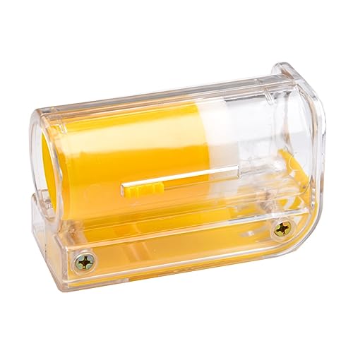 lasenersm 1 Piece Queen Catcher Queen Bee Catcher Queen Bee Cage Bee Queen Marking Catcher Queen Bee Marking Cage Beekeeper Tool Accessory(Yellow)