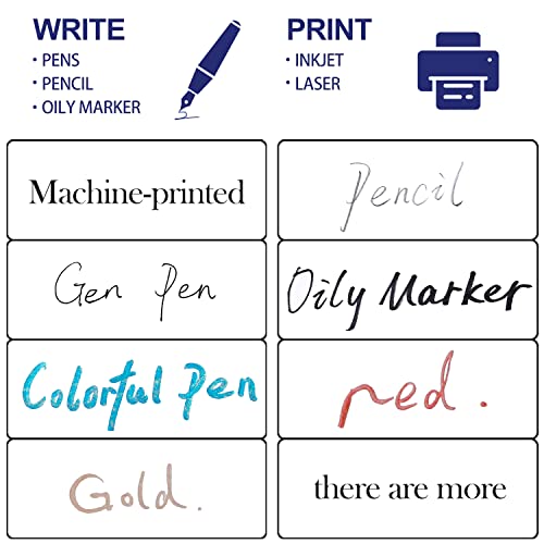 1" x 2-5/8" Address Labels 1500 Labels Sticker Paper for Laser/Ink Jet Printer mailing Labels 8.5"×11" White 30 per Sheet - size: 1" x 2-5/8"(30-up), style: 50 sheets