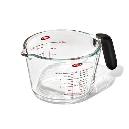 OXO Good Grips 4 Cup Glass Measuring Cup - size: 4 Cup (No Lid)