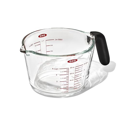 OXO Good Grips 4 Cup Glass Measuring Cup - size: 4 Cup (No Lid)