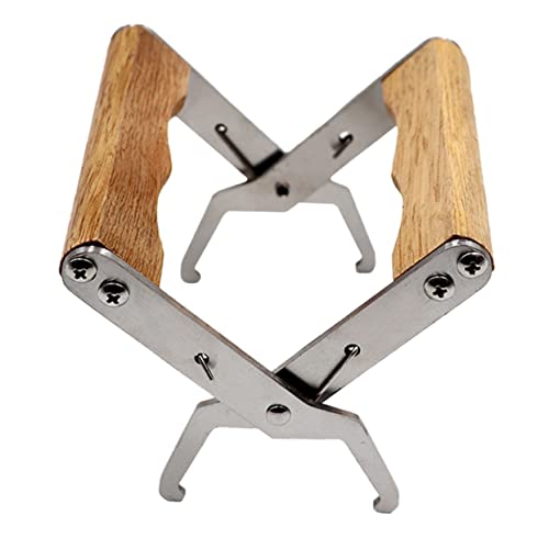 DOITOOL 1pc Spleen Lifting Clip Honeycomb Clip Beekeeping Beehive Frame Holder Bee Hive Bee Frame Lifter Clamp Beehive Frames Hive Frame Gripper Bee for Nest Bee Tool Wooden Silver