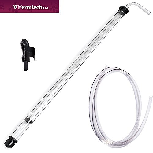 Fermtech Auto-Siphon Large 1/2" with 6.5 Feet of 7/16" Tubing and Clamp