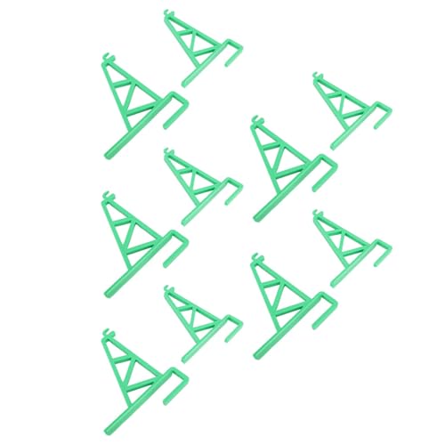 ANGGREK Beehive Frame Holder Grip, Beehive Inspection Bracket Lightweight Sturdy 10pcs for Honey Harvesting (Green) - color: Green