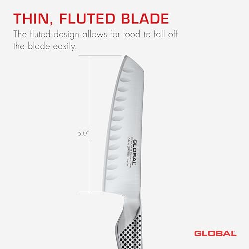 GLOBAL GS-91 5 1/2" inch, Vegetable Hollow Ground - size: 4.5"
