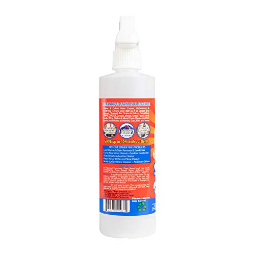 Amazing 60 Second Stain Remover - Commercial Strength - Powerful, Natural Enzymes Remove Food, Grease, Pet Stains & More - Non-Toxic/Eco Friendly - USA Made (16oz Spray Bottle 2-Pack -Save 25%) - style: 16 Fl Oz (Pack of 2)