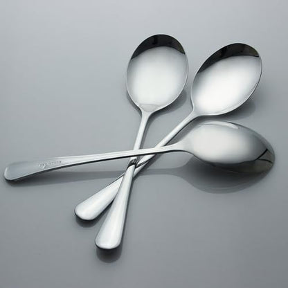 Large Serving Spoons,AOOSY 2 Pcs-9.8 Inches Stainless Steel Serving Spoon | for Buffet, Parties, Catering,Solid Serving Utensils Serving Utensil,Dishwasher Safe - color: 2Pcs-Silver Large Serving Spoons