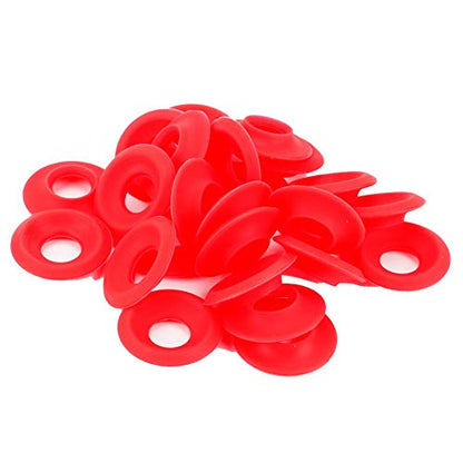 25Pcs Red Silicone Gaskets for Swing Top Bottles, Sealing Washers Replacement for Home Brewing Beer Bottles