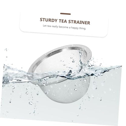 8pcs Stainless Steel Tea Infuser Basket Fine Mesh Strainer for Loose Leaf Tea Easy to Clean and Maintain - size: 7.00X7.00X5.00CM