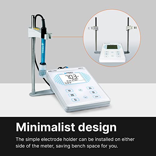 Apera Instruments, LLC-AI501 PH700 Benchtop Lab pH Meter, 0.01 pH Accuracy, 1-3 Points Auto Calibration, 3-in-1 pH/Temp. Electrode - style: pH