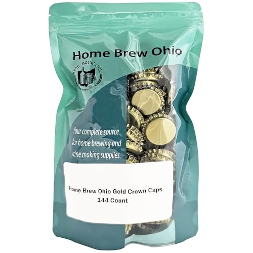 RiteBrew - Gold Oxygen Absorbing Bottle Caps - 144 pcs