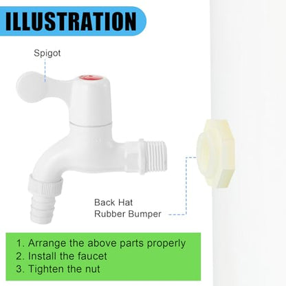 Maxcheck 3 Pack Bucket with Spigot and Lid, Plastic Drink Dispenser with Bottling Bucket Spigot for Self Service Catering and More(2.5 Gallon) - size: 2.5 Gallon