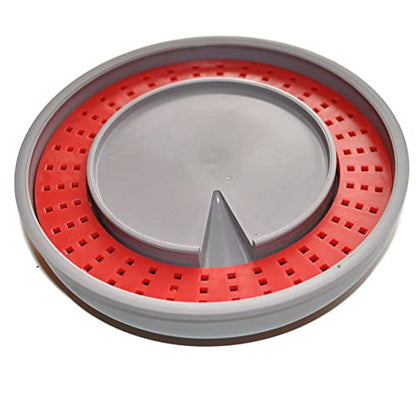 ZAVHOZ Bees Feeding Bowl Bee Feeder Hive Water Drinker Sugar Syrup Drinking Dispenser Tool Plastic Mesh Dish Beehive Apiary Accessory Beekeeping Honey Production (Gray) - color: Gray