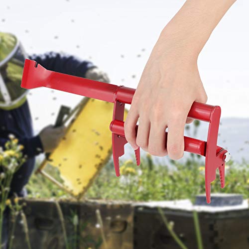 Stainless Steel Bee Colony Frame Holder | Lifter & Grip Tool for Easy Frame Removal | Guards Beekeepers from Stings | Dual Function Clamp & Cutter