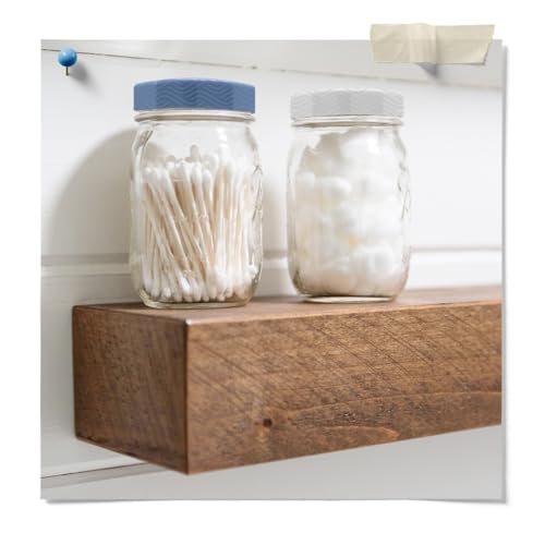 Wide Mouth Mason Jar Fermentation Lids - Turns Your Jar Into A Fermentation Vessel - Lid With Hole & Grommet For Airlock - Fits Wide Mouth Mason Jars (Widemouth Mason Jar Lids) - style: Widemouth Mason Jar Lids