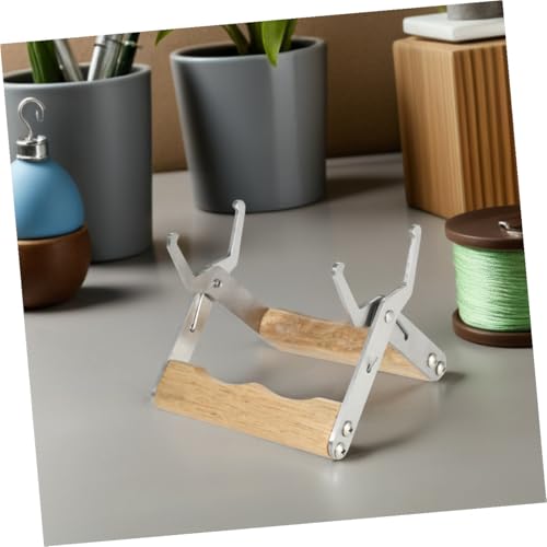 OSALADI 3pcs Beehive Frame Gripper Set for Beekeeping Ergonomic Wood and Metal Apiary Frame Holder Minimizing Disturbance During Hive Inspection