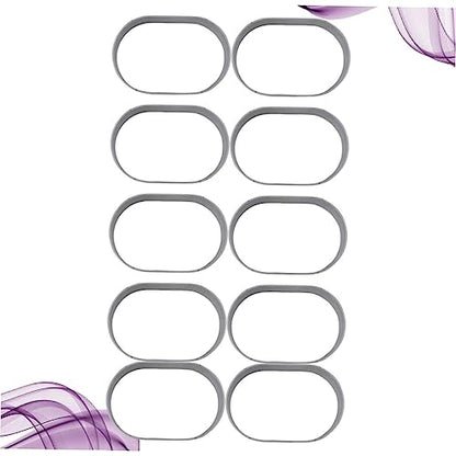 10pcs Cheese Mold Stainless Steel Baking Tools for Cake Chocolate and Fondant Creative Non-stick Moulds for Home Baking and Desserts - color: Silver