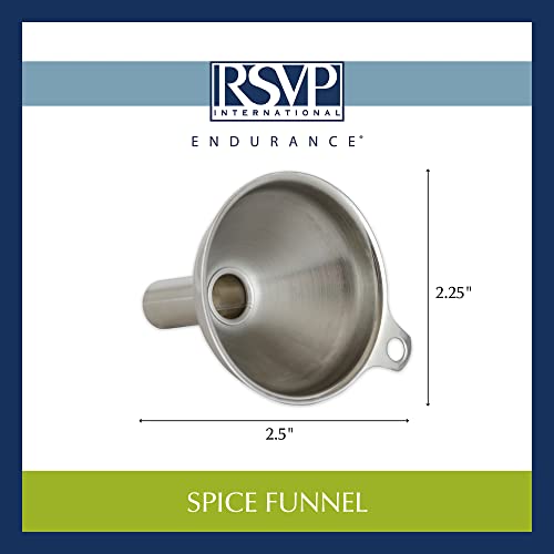 Stainless Steel Funnel - For Filling Narrow Jars and Bottles, 1 pc - size: Long Neck (Pack of 1)