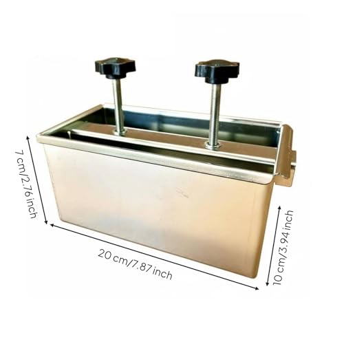 Stainless Steel Food Press Meat Shaping Tool Spring Compression Plate Effortless Cleaning Suitable for Kitchen Cooking Professional Use, 1KG, Extended Screw - size: 1KG, style: Extended Screw