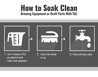 TLC Tank and Line Cleaner, Home Brewery Powder Cleaner, 8 pound, Great for Tank, Line, and Kettle, Non-Caustic, No Burning or Corrosion, Safe on Skin, Safe on Metal