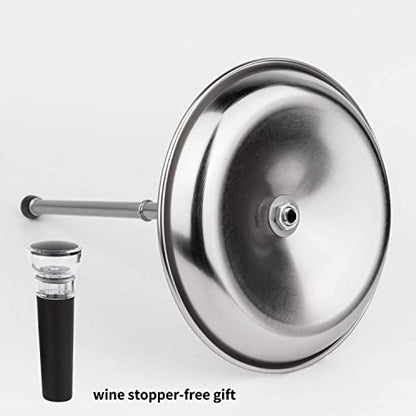 Wine Decanter Drying Stand with Silicone Head to Prevent Scratches-Detachable Shelf Decanter Rack Holder with Drip Catching Base with Wine Bottle Stopper, Decanter and Wine Glass NOT Included - style: Decanter Drying Stand D