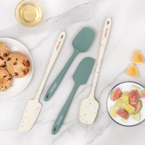 Elihome Mini Silicone Basting Pastry Brush, Cooking Brush for Oil Sauce Butter Marinades, Food Brushes for BBQ Grill Kitchen Baking, Baster Brushes Baste Pastries Cakes Meat Desserts, Food Grade, Sage - color: Sage Green