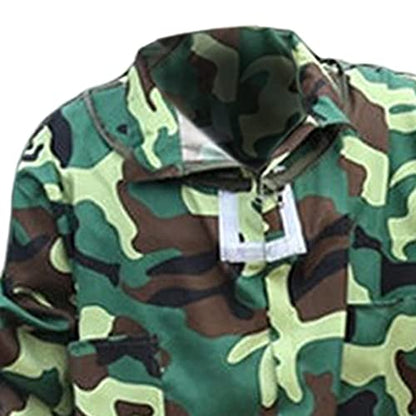 Bee Jacket,Professional Soft Beekeeping,Beekeeping Veil Protective Equipment,Full Keeper Suit with Beekeeper Hat for Men Women (Camouflage Green L) - color: Camouflage Green L