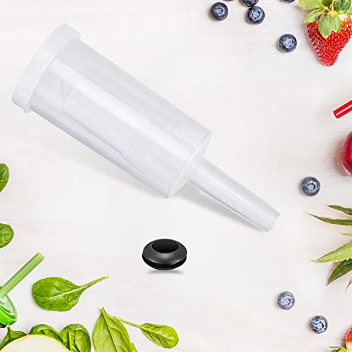 Mudder 20 Packs Airlock Grommet, Fermenter Lid Grommet Silicone for Homebrewing, Straws, Airlock, Beer, Wine, Silicone Bucket Fermenter Lid, 5/8 Inch OD and 3/8 Inch ID