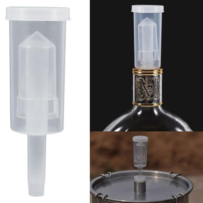 Fermentation Airlock 6-Pack Water Sealed One Way Airlock for Homebrew Beer Wine and Cider Making Fits Standard Stoppers and Bungs - color: Transparent, size: 6 pcs