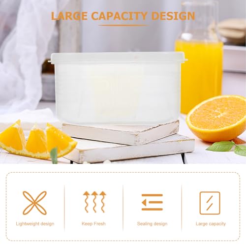 Abaodam Airtight Cheese Storage Container with Lid 800ml Food Sealing Box Refrigerator Fruit Storage Case for Kitchen Fresh-keeping