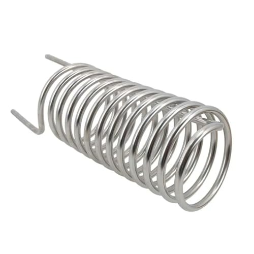 Premium 304 Stainless Steel Immersion Wort Chiller - 15ft Glycol Cooling/Heating Coil for Home