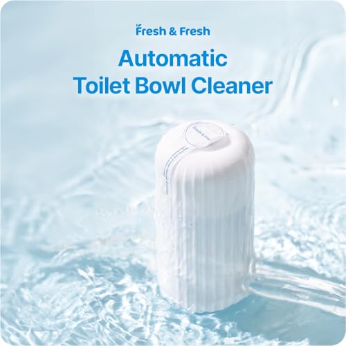 Fresh & Fresh Automatic Toilet Bowl Cleaners - 69 Bottles(UPTO 2500 FLUSHES/Bottle), Commercial and Residential Cleaner 3-4 MONTH Lasting Toilet Bowl Cleaner Bottle - color: Bottle (White), size: 69
