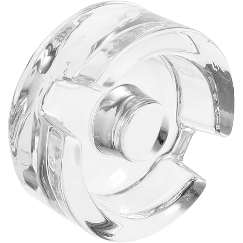 SHINEOFI Glass Fermentation Weights with Easy-grip Handle for Wide Mouth Mason Jars, Small Glass Jar Lids for Pickling, Dishwasher Safe Home Fermenting Accessories