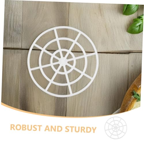 IMIKEYA 5 Pack Pickle Jars Press Plate Fermenting Weights 12cm Plastic Pickle Press Mesh Tool for Wide Mouth Jars Home Kitchen Cabbage Kimchi