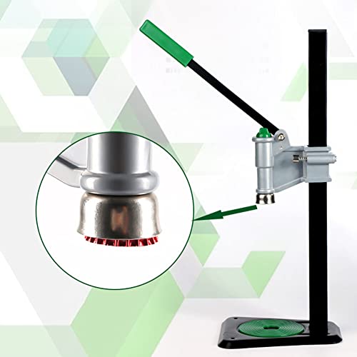 Manual Bottle Capper Tool for Home Brewing,Heavy Duty Strong Metal Easy Action Bench Bottle Capper, Adjustable Height Beer Bottle Capping Machine