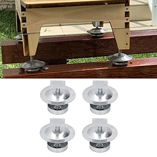 Beehive Feet, 8 Pcs Beehive Stands Stainless Steel Beekeeping Hive Support Tools for Outdoor Garden Beekeeper