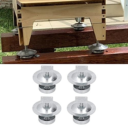 Beehive Feet, 8 Pcs Beehive Stands Stainless Steel Beekeeping Hive Support Tools for Outdoor Garden Beekeeper