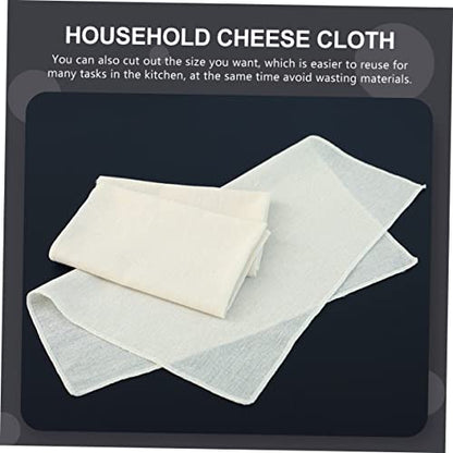 10pcs Unbleached Cotton Cheesecloth for Cooking Cheese Making Straining Professional Reusable