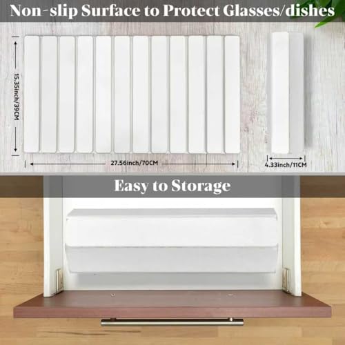 Extral Large Stone Dish Drying Mats for Kitchen Counter, 28"(L)×16"(W), Collapsible Quick Drying Dish Mats, Eco-Friendly Absorbent Diatomaceous Earth Mat for Dishes Cups Bottles, Match Any Countertop - size: 28" x 16"