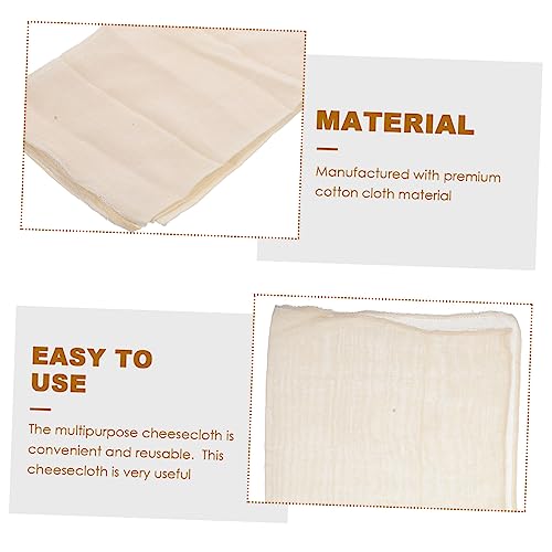 Housoutil 6pcs Cheesecloth for Straining, Tofu Press Cloth 100% Pure Cotton Reusable Cheese Cloth Fabric, Unbleached Ultra Fine Fabric