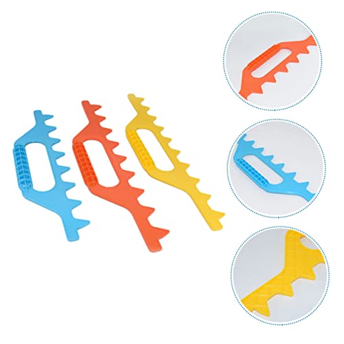 3Pcs Beehive Frame Measuring Tool Durable Plastic Ruler Distance Rake for Beekeeping Lightweight and Portable Hive Spacer Gadget Suitable for All Beekeepers