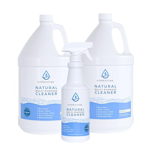 Hypristine Natural Multipurpose Surface Cleaner, 32oz Spray & 2 Pack of 1 Gallon Bottles - size: 288 Fl Oz (Pack of 3)