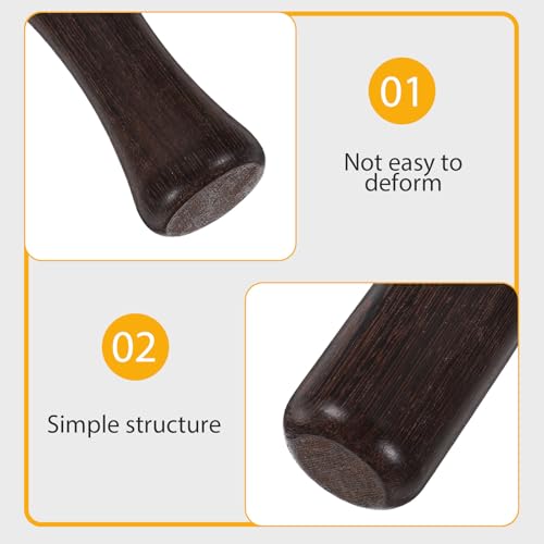 VALICLUD Wooden Pestle Fermentation Tamper Chicken Wing Wood Sauerkraut Grinding Stick Kitchen Tool for Homemade Pickles and Vegetable Fermenting