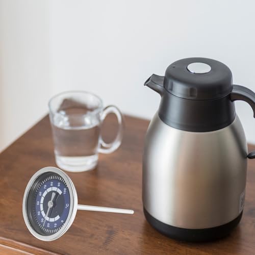POPETPOP Stainless Steel Dial Thermometer for Kettle with Precise Temperature Control and Easy to Clean Design, for Brewing and Baking, Instant Read Kettle Temperature Gauge for Accurate