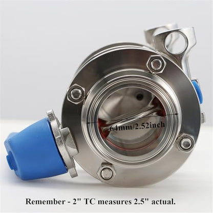 Homebrew Dry Hopper Tri-Clamp 2" Oxygen Free Fermenting Under Pressure Conical Fermenter Parts Food Grade Stainless Steel 304