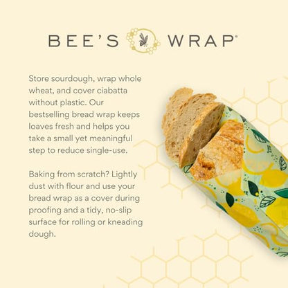 Reusable Bread Wrap by Bee's Wrap - color: Fresh Squeeze