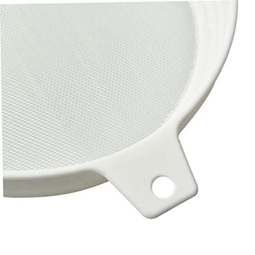 1PC Plastic Double Sieve Honey Filter Nylon Strainer for Beekeeping Impurity Removal Beekeeping Tool for Honey Processing White