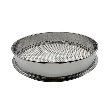 Soil Sieve for Garen -12 inches Soil Sifter for Rocks Compost-Sifting pan (1/4”Mesh Screen) - size: 1/4”Mesh Screen