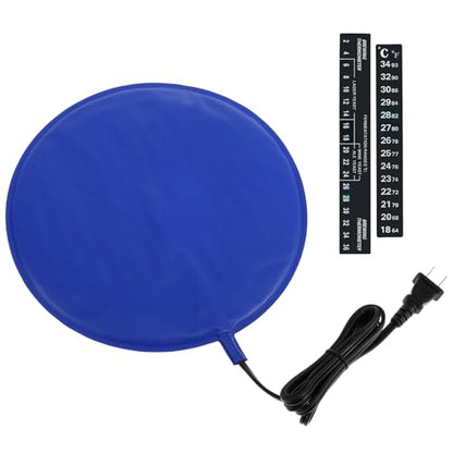 Brewing Heating Pad, Fermentation Heating Pad, Waterproof Brewing Heating Pad with 2 Temp Strips, Sourdough Warming Mat for Home Brewing 1-3Gal Plastic & Glass Fermenter Vessels